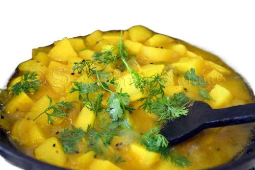 ALOO CHORCHORI/POTATO FRY LIGHT GRAVY