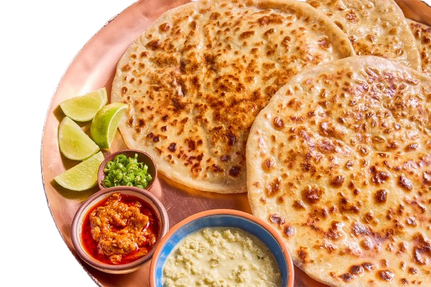 ALOO PARATHA/SPICED POTATO STUFFED FLATBREAD